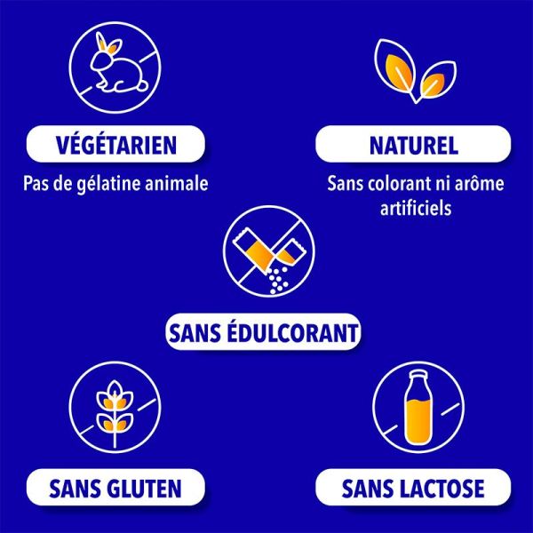 Bion3 Énergie Orange - Défense & Équilibre Intestinal - 60 gommes