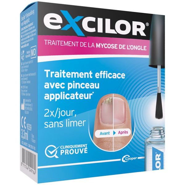 Excilor Traitement Contre la Mycose de l'Ongle - 3,3ml