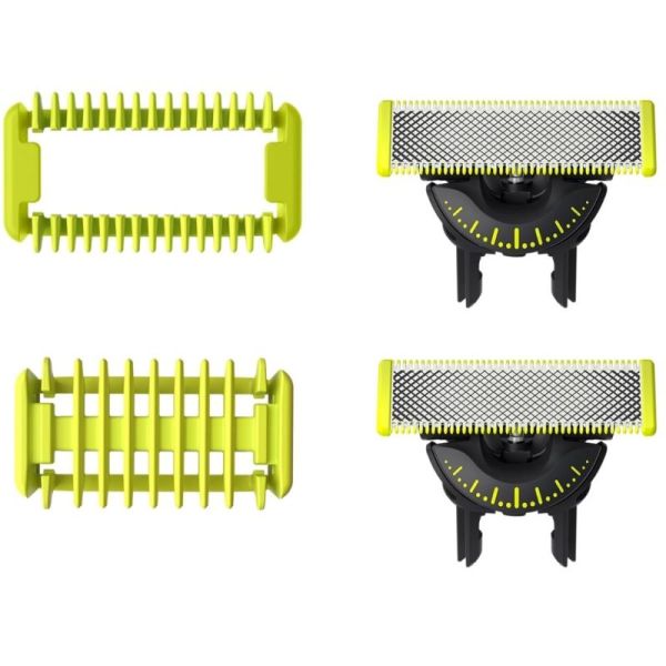 Philips One Blade 360 Kit de Lames de Rechange Visage & Corps QP624/50 - Lot de 2