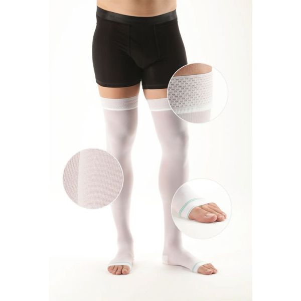 Thuasne Venoflex Clinic C2 Bas-Cuisses de Contention Anti-Stase Long – Protection et retour veineux
