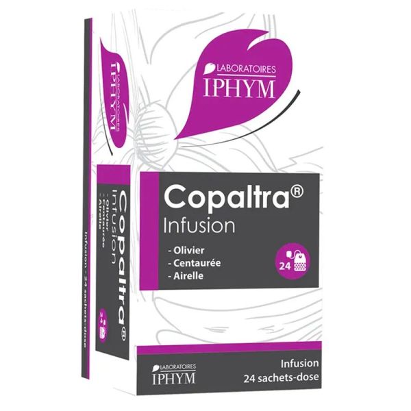 IPHYM Copaltra Infusion - 24 sachets d'infusion - Régulation du sucre et vitalité
