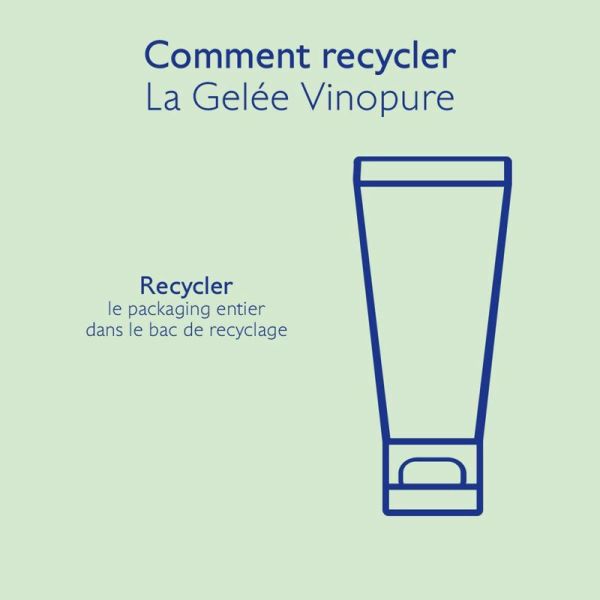 Caudalie Vinopure Gelée Nettoyante à l'Acide Salicylique Purifiante 150ml – Pureté et fraîcheur
