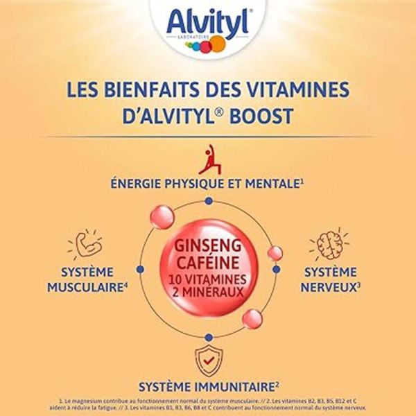 Alvityl Boost 20 comprimés effervescents