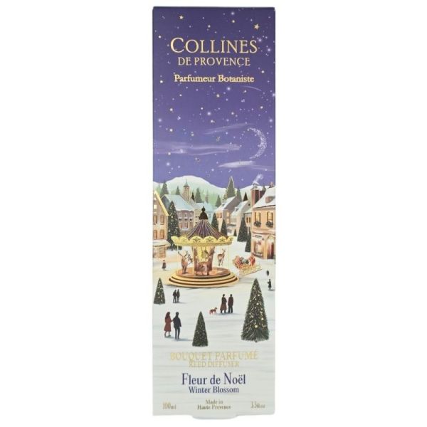 Collines de Provence Bouquet Parfumé Fleur de Noël 100 ml - Ambiance florale et poudrée