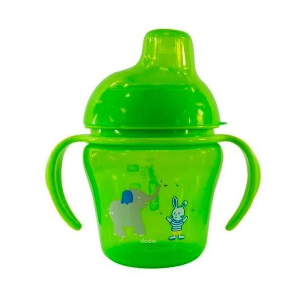 Dodie Tasse d'Aprentissage - 200 ml - 6 Mois et Plus - Couleur : Vert