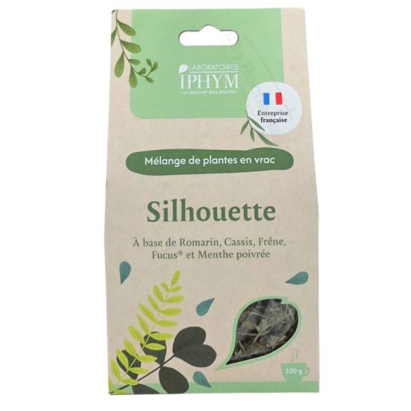 Iphym Silhouette 100 g - Infusion minceur et digestion - Mélange de plantes en vrac