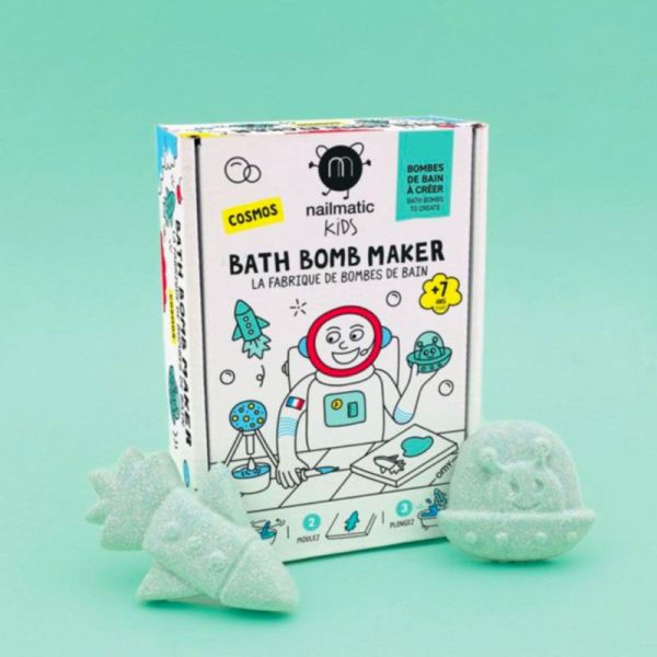 Nailmatic La Fabrique de Boules de Bain Cosmos - Kit DIY pour Enfants - 1 kit