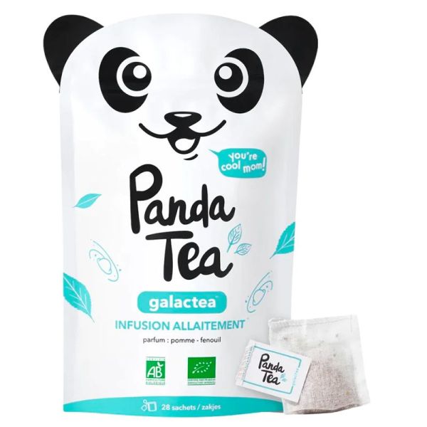 Panda Tea Tisane Galactea Allaitement - 28 Sachets - Soutien naturel de la lactation