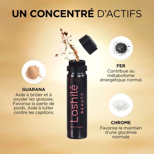 Lashilé Beauty Shots Brûle-Graisse 14 Shots de 15 ml - Perte de poids, combustion des graisses