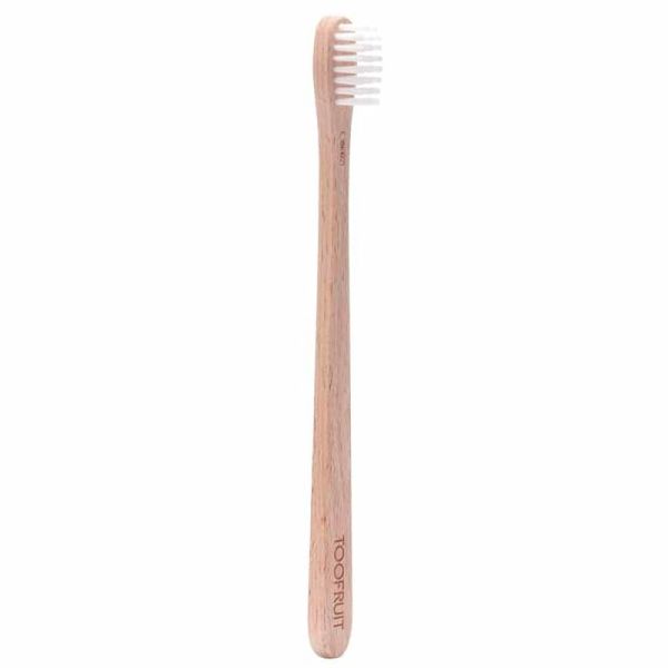 TooFruit Ma Brosse à Dents en Bois Naturel - 1 pièce - Spécialement conçue pour les enfants
