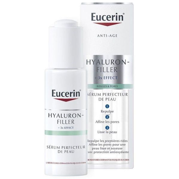 Eucerin Hyaluron Filler Sérum Perfecteur de Peau 30ml - Repulpe, affine les pores, lisse la peau