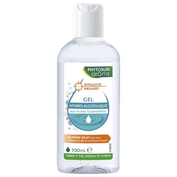 Phytosun Arôms Gel Hydro-Alcoolique aux Huiles Essentielles - 100 ml