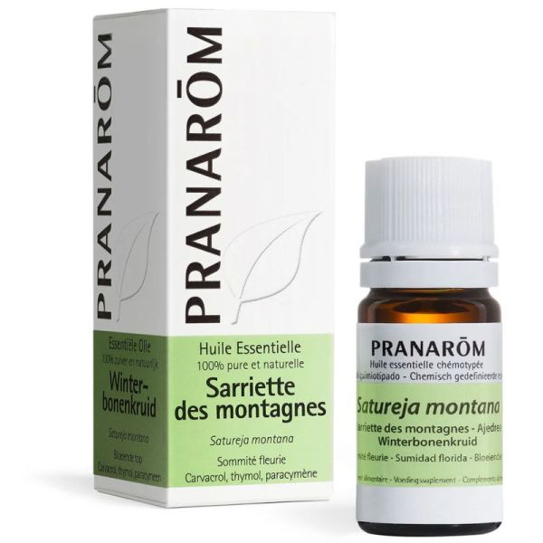 Pranarôm Huile Essentielle Sarriette des Montagnes 5ml – Purifiant et tonifiant