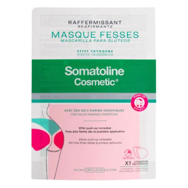 Somatoline Masque Fesses Raffermissant - Effet Push-Up - 1 Paire