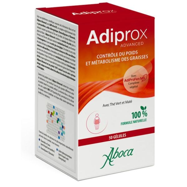 Aboca Adiprox Advanced Contrôle du Poids & Métabolisme des Graisses - 50 Gélules