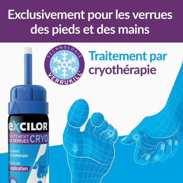 Excilor Traitement Verrues CRYO - Élimination efficace par cryothérapie