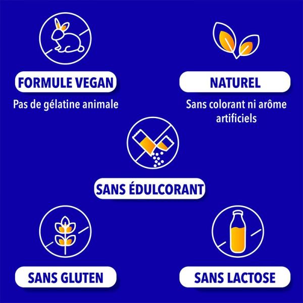 Bion3 Énergie Fruits Rouges - Défense & Équilibre Intestinal - 60 gommes