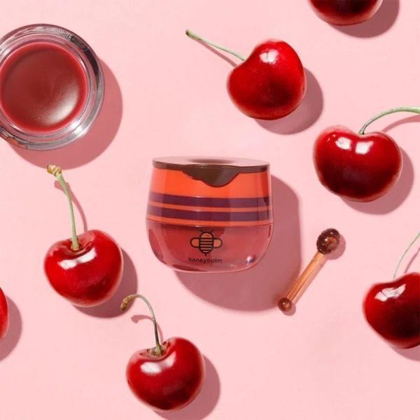 Honeybalm Cherry SPF 25 Baume à lèvres 6,5 g - Soin teinté protecteur aux extraits de cerise