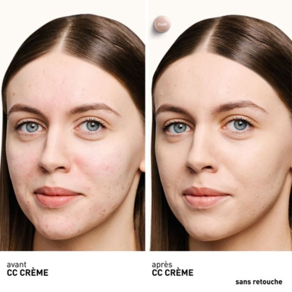 Erborian CC Crème à la Centella SPF30 15ml Teinte Clai – Soin correcteur teinté illuminat format voyage