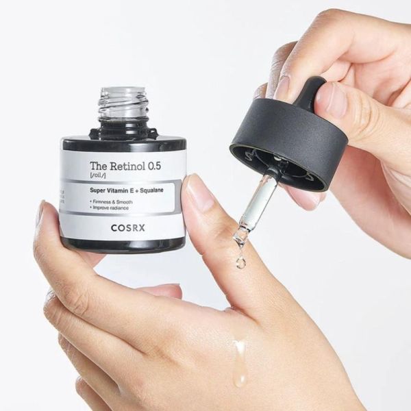 COSRX The Retinol 0.5 Oil 26ml - Huile de nuit anti-âge au rétinol pur