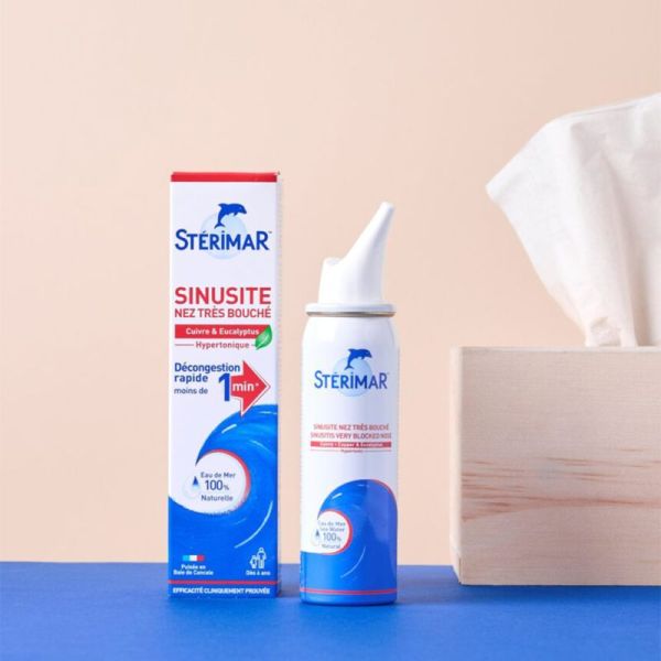 Stérimar Sinusite Nez Très Bouché 50ml – Décongestion rapide et soulagement