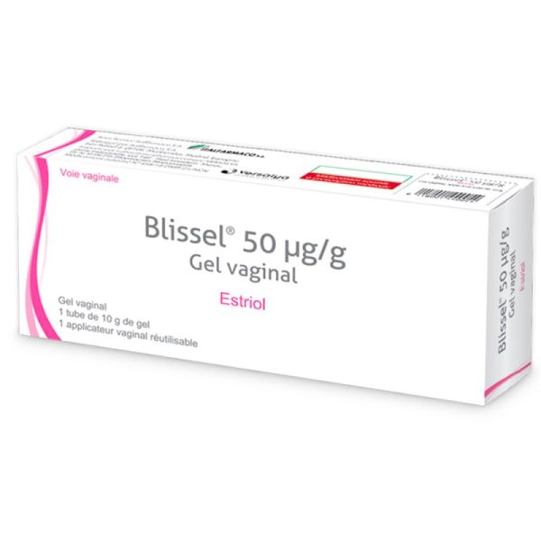 Effik Blissel 50 Microgrammes/g - Gel Vaginal - 10 g avec 10 canules jetables + 1 piston réutilisable