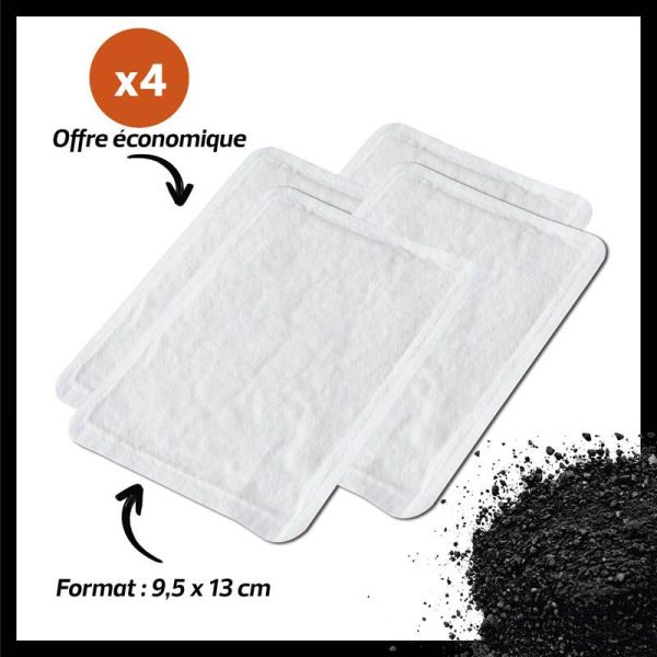 Actipoche Patch Chauffants - 4 patchs - Soulagement longue durée des douleurs musculaires et articulaires