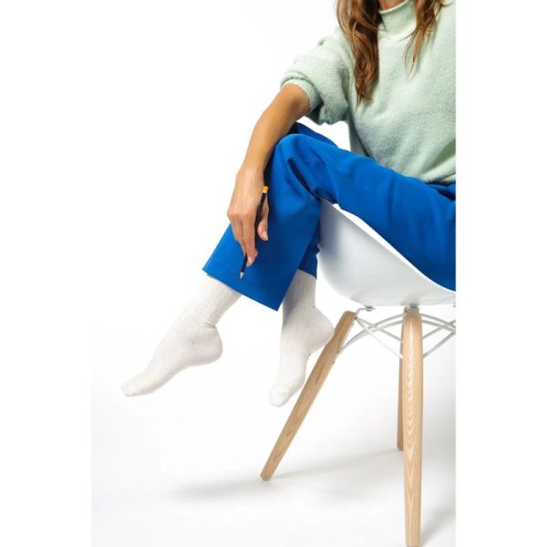 Thuasne Venoflex Fast Lin Chaussettes de Contention Femme Classe 2 Normal – Fibre naturelle et légèreté