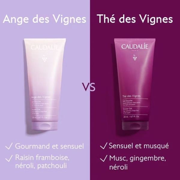 Caudalie Gel Douche Ange des Vignes 200 ml - Douceur et parfum envoûtant