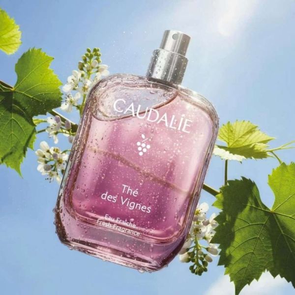 Caudalie Thé des Vignes Eau Fraîche 50ml - Fragrance sensuelle aux notes de musc blanc et néroli