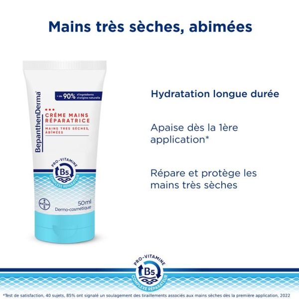 Bayer BepanthenDerma Crème Mains Réparatrice - 50ml