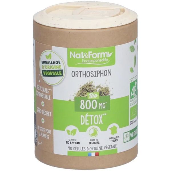 Nat&Form Orthosiphon Bio - Détox, drainage et soutien minceur