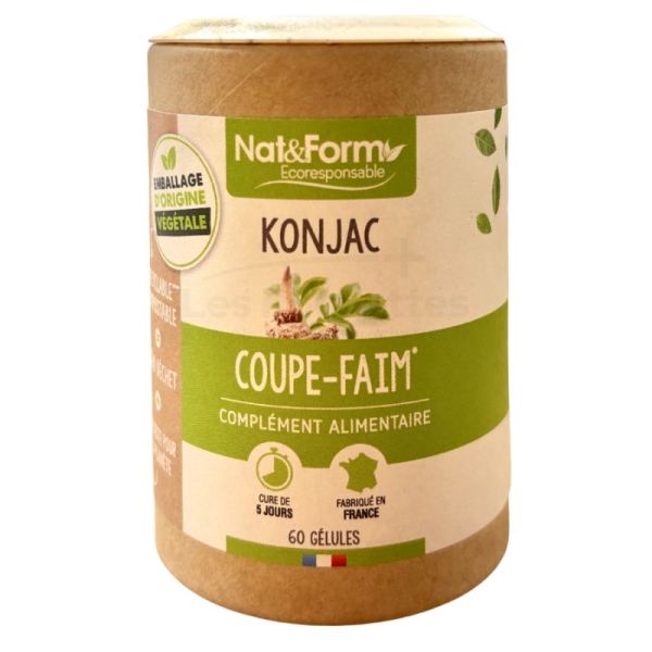 Nat&Form Konjac Bio - Effet coupe-faim naturel et aide à la perte de poids