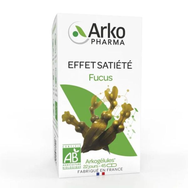 Arkopharma Arkogélules Fucus Bio 45 Gélules - Effet de satiété