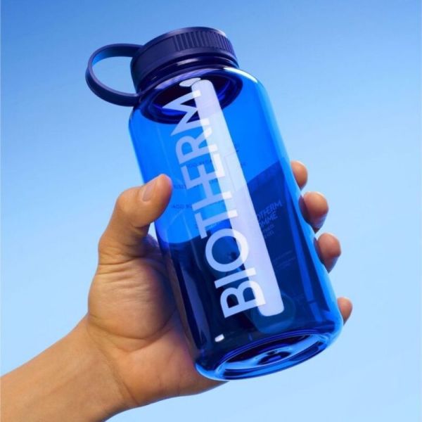 Biotherm Power Drop coffret gourde de sport 1L - 4 produits - routine hydratation peau et corps pour homme