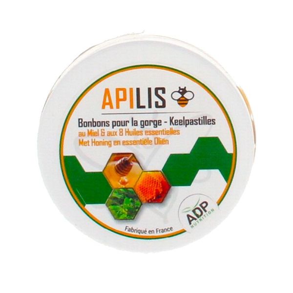 ADP Apilis Bonbons pour la Gorge - 75g - Apaise et adoucit la gorge