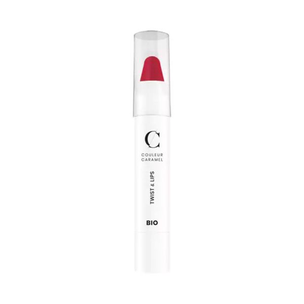 Couleur Caramel Twist & Lips Bio n°404 - Rose de Rouge