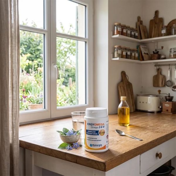 Nutergia Ergyomega Oméga-3-6-9 90 Capsules – Équilibre des acides gras