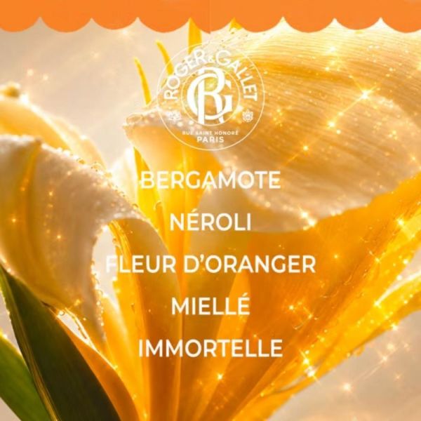 Roger&Gallet Coffret Noël Eau Parfumée et Lait Corps Néroli - Rituel énergisant et floral