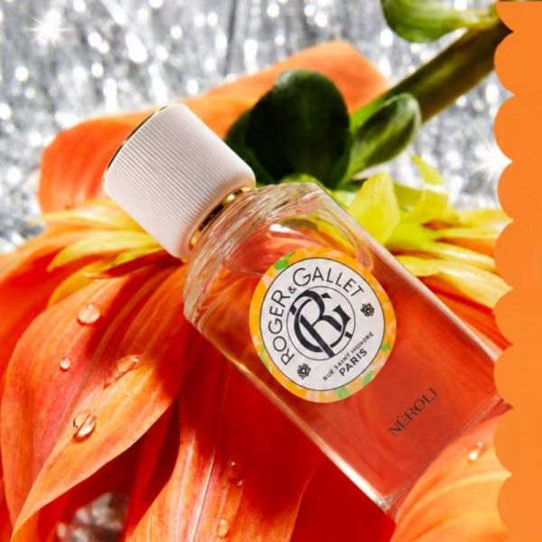 Roger&Gallet Coffret Noël Eau Parfumée et Lait Corps Néroli - Rituel énergisant et floral