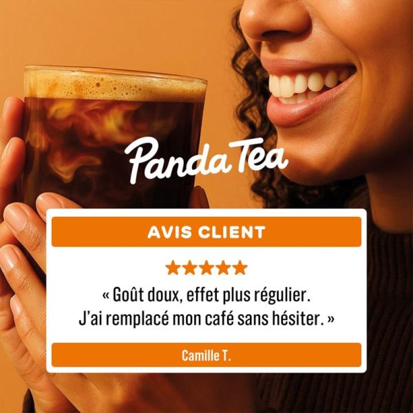 Panda Tea Super Cacao 14 Sticks – Cacao & Champignons Adaptogènes