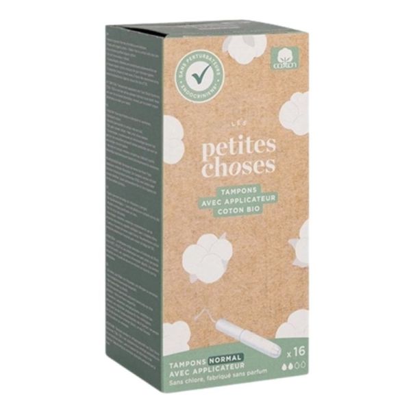Les Petites Choses Tampons Bio avec Applicateurs Flux Normal 16 unités