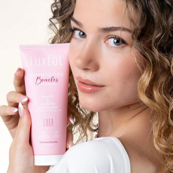 Luxéol Shampooing Boucles - 200ml - Hydratation et définition pour des boucles pleines de vitalité