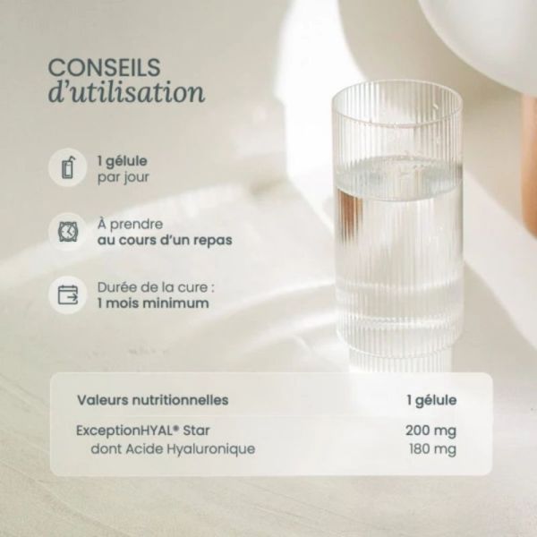 Nutri&Co Acide Hyaluronique 60 Gélules – hydratation et élasticité de la peau