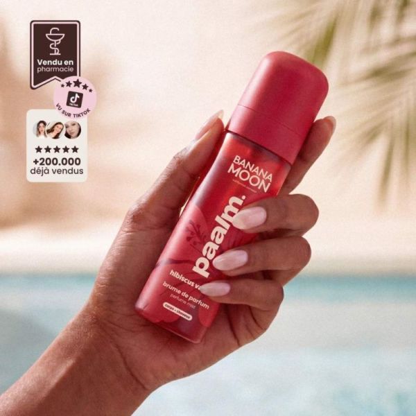 Paalm x Banana Moon Brume Hibiscus Vanilla 100 ml - Parfume délicatement peau et cheveux