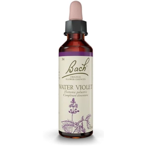Fleurs de Bach Water Violet 20ml – Sociabilité et partage
