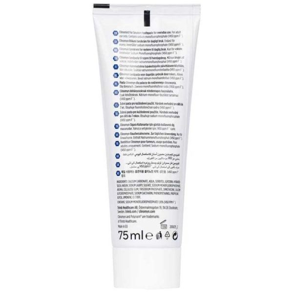 Clinomyn Dentifrice Menthe Forte Spécial Fumeur 75ml