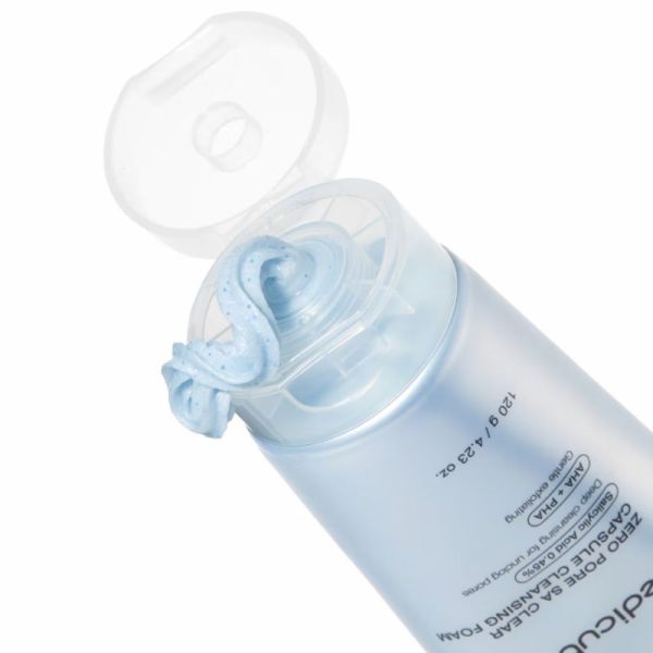 Medicube Zero Pore SA Clear Capsule Cleansing Foam 120 g - Nettoyage pores et exfoliation douce