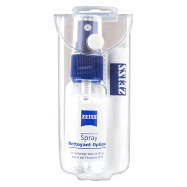 Zeiss Spray Nettoyant Optique 30ml + 1 Tissu Microfibre - Nettoyage Doux et Efficace des Verres