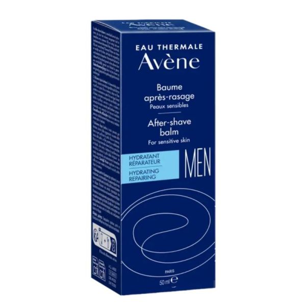 Avène Homme Baume après-rasage 50 ml – répare, apaise et hydrate la peau après le rasage